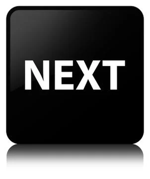 Next black square button 스톡 일러스트