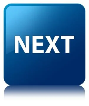Next blue square button 스톡 일러스트