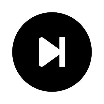 Next Button 2 System Icon Stock Illustration