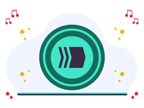 Next Button Concept Illustration Stock Illustration