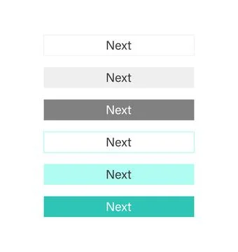 Next button icon set Stock Illustration