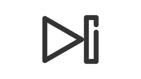 Next Button on white background, animated icon. Stock Footage 237743306
