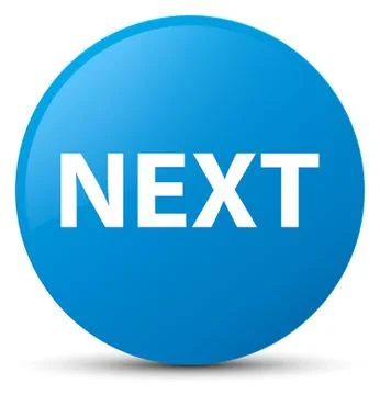 Next cyan blue round button イラスト素材