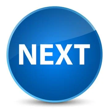 Next elegant blue round button 스톡 일러스트
