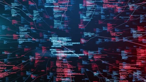 Next-Gen Cloud Computing Network Architecture Big Data Video stock 303937763