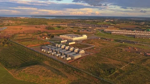 Next-gen computing center fueling AI research and innovation. Stock Footage 318620435