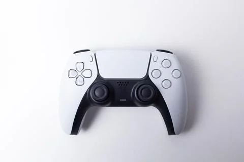 Next gen game controller isolated on white background. Stock Photos