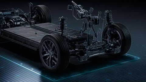 Next Generation Automotive Energy Framework Stock-Footage 327916385