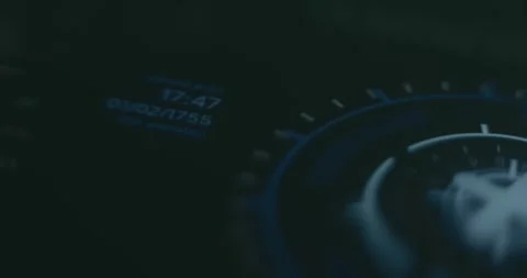 Next Generation Circular Interface with Holographic Elements Stock Footage 313423916