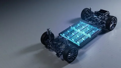 Next Generation EV Platform Design Stock Footage 327912817