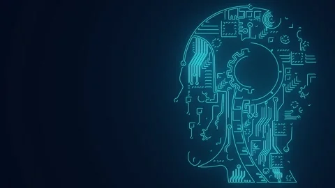 Next generation Industry 4.0 automation technology with artificial intelligence  스톡 동영상 240861582