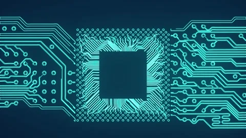 Next generation integrated Microprocessor chipset technology Stock Footage 264960654