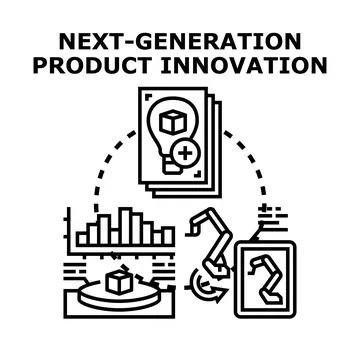 Next generation product innovation technological development process Stock Illustration