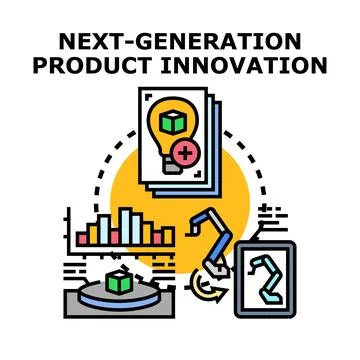 Next generation product innovation technological development process Stock Illustration