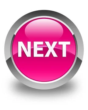 Next glossy pink round button イラスト素材