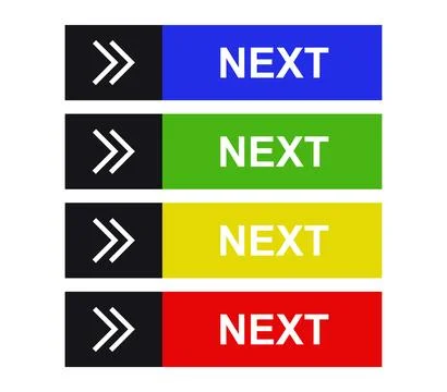 Next icon illustrated in vector on white background Stock Illustration