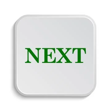 Next icon. Internet button on white background.. Stock Illustration