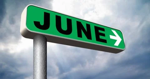 Next june Stock Illustration