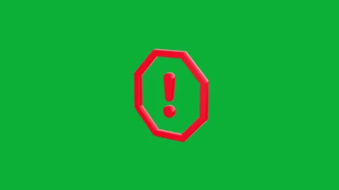 Next-Level 3D Octagon Exclamation Designs for Modern Projects Stock Footage 272167894