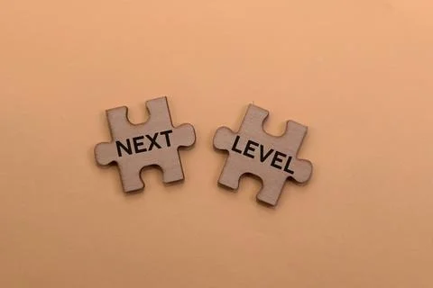 Next Level Puzzle Pieces Stock Photos