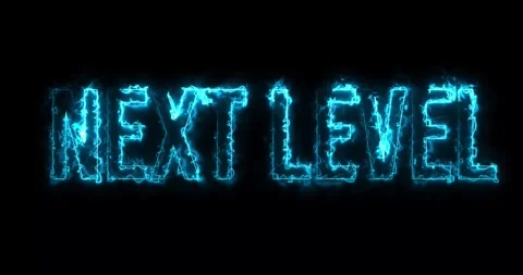 Next level  text animation Stock Footage 287401136