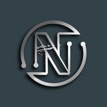 Next My logo "N" Stock Illustration
