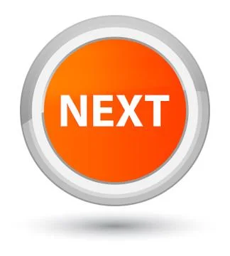 Next prime orange round button イラスト素材