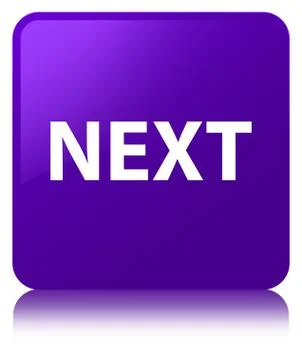 Next purple square button Illustrazione stock