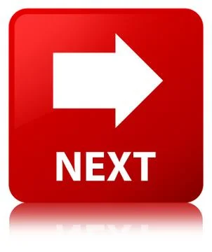 Next red square button Stock Illustration