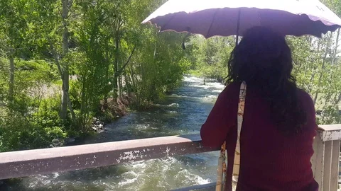 Next to the river Stock Footage 108796038