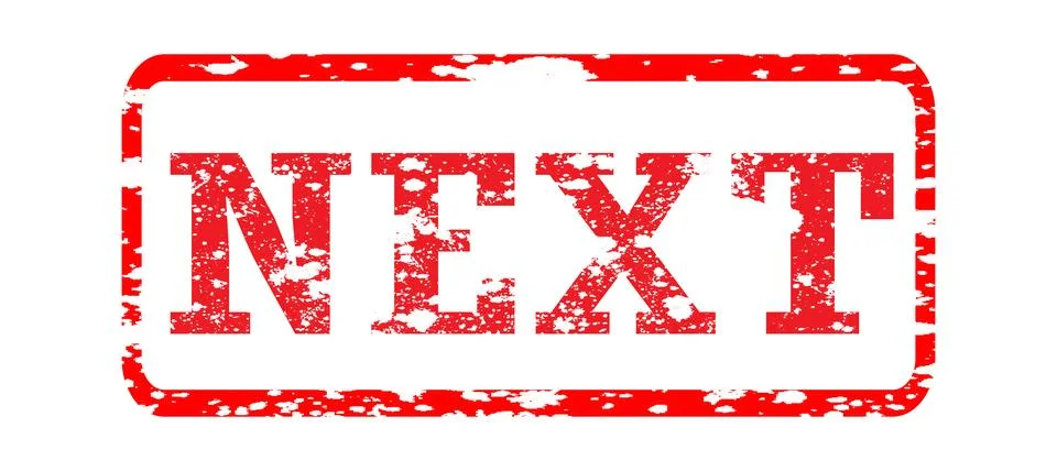 Next Rubber Stamp Navigation Vector Stock-Illustration