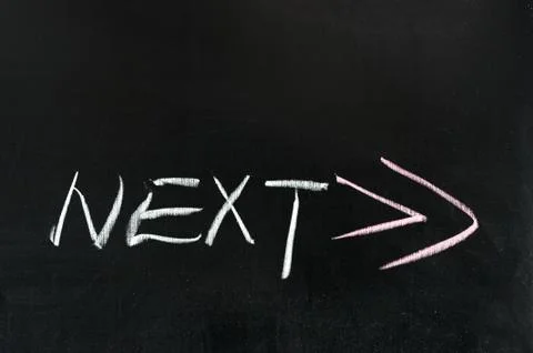 Next sign Stock Photos