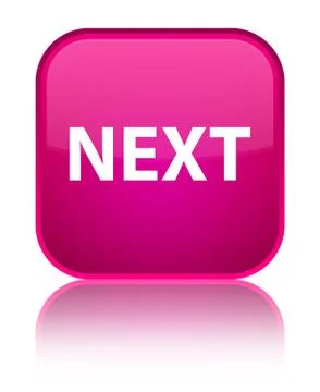 Next special pink square button Illustrazione stock