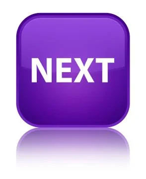 Next special purple square button Illustrazione stock