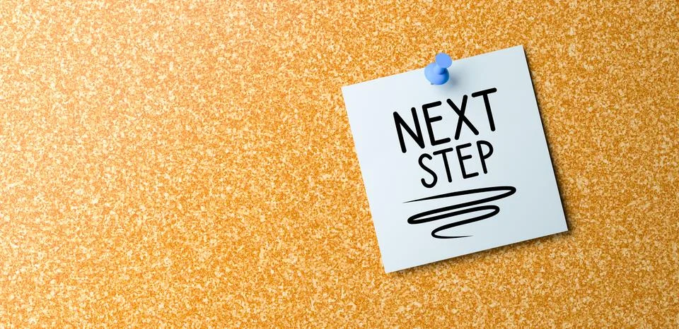 Next step Illustrazione stock