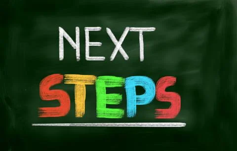 Next steps concept Stock Illustration