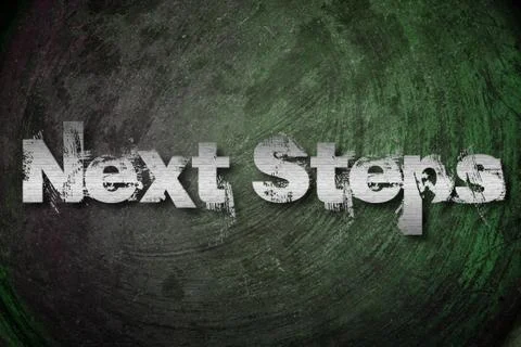 Next steps concept Stock Illustration