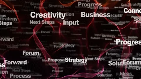 NEXT STEPS Keywords Animation, Background, Loop Stock-Footage 236454865