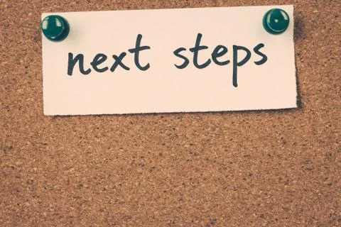 Next steps Stock Photos