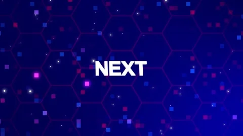 Next text animation with background Stock Footage 260209737