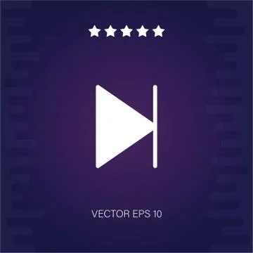 Next vector icon Stock Illustration