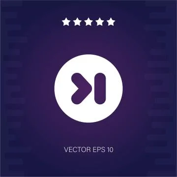 Next vector icon Stock Illustration