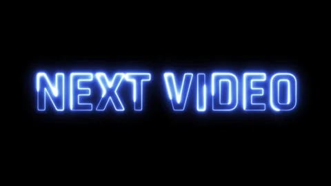 Next Video Neon Text Animation Stock Footage 308010466