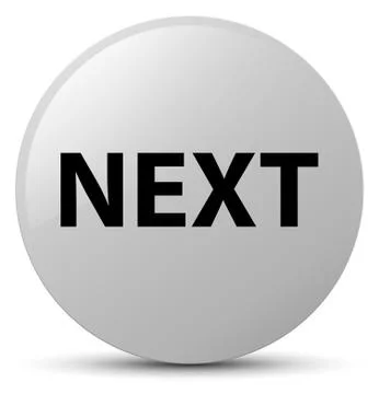 Next white round button 스톡 일러스트