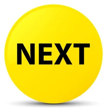 Next yellow round button Illustrazione stock