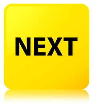 Next yellow square button 스톡 일러스트