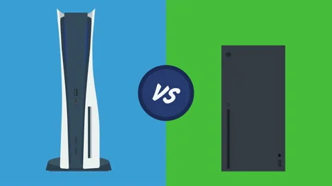 Nextgen consoles. Vector animation. Video games. Vector illustration. 4K. Stock Footage 141976959