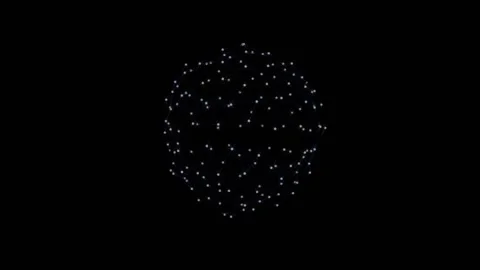 Nexus | Connecting Dots (link, network) - Motion Graphic Stock Footage 170463780