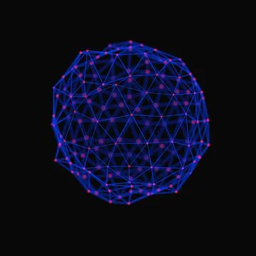 Nexus | Connecting Dots (link, network) 3 Stock Illustration