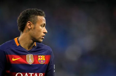 Neymar da Silva of FC Barcelona Foto stock